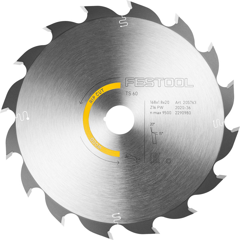 Rip Saw Blade 16T - TS 60